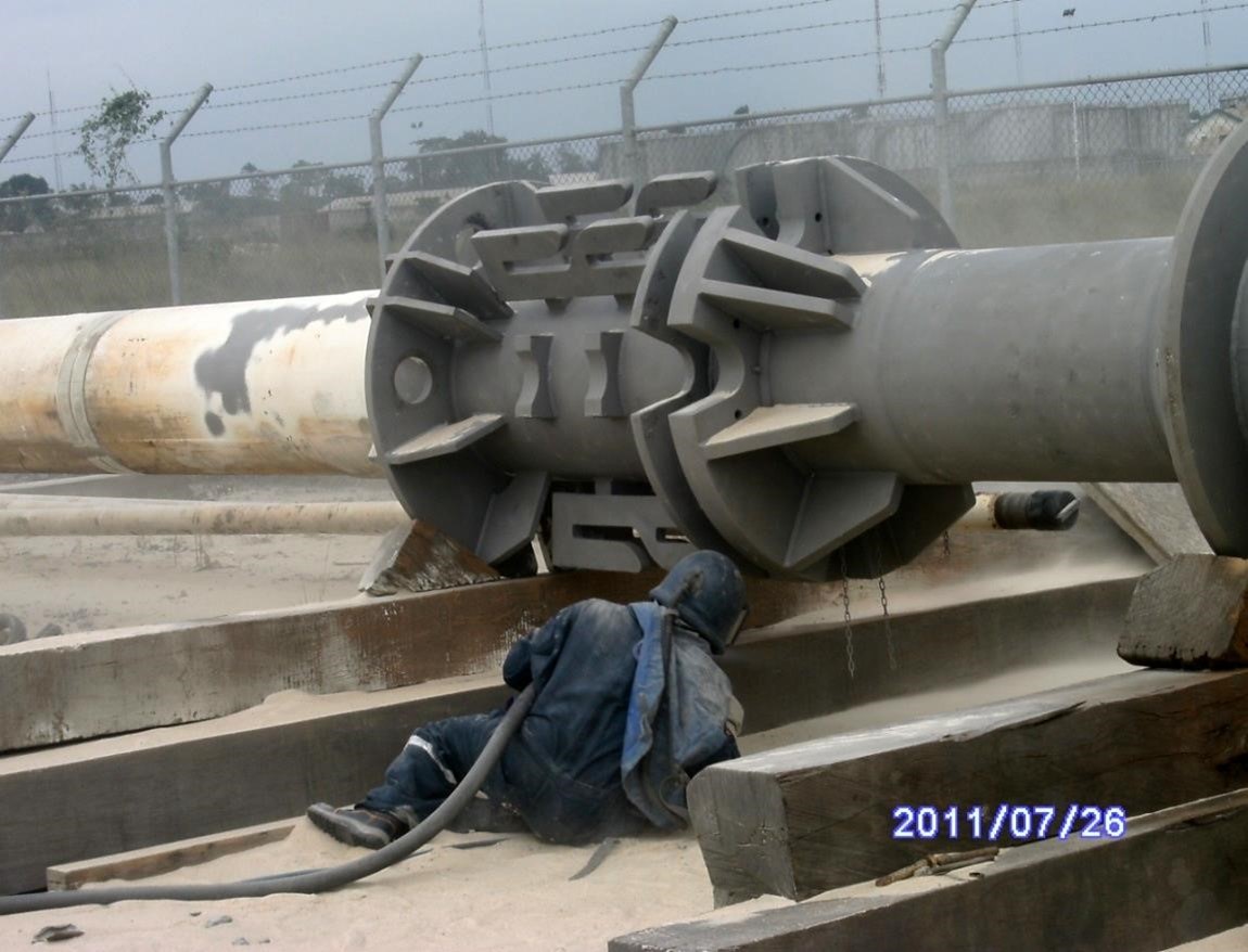 Sand Blasting and Painting